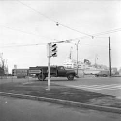 Sjølystveien, Oslo, etter 1961. Bildet er tatt innerst i Hav