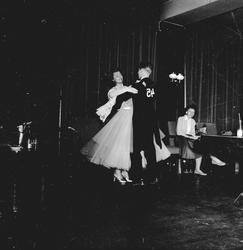 Oslo, 09.04.1956, Oslomesterskap i dans i Høyres Hus.
