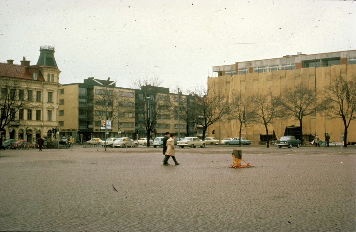 Vaksala torg i Uppsala, april 1970