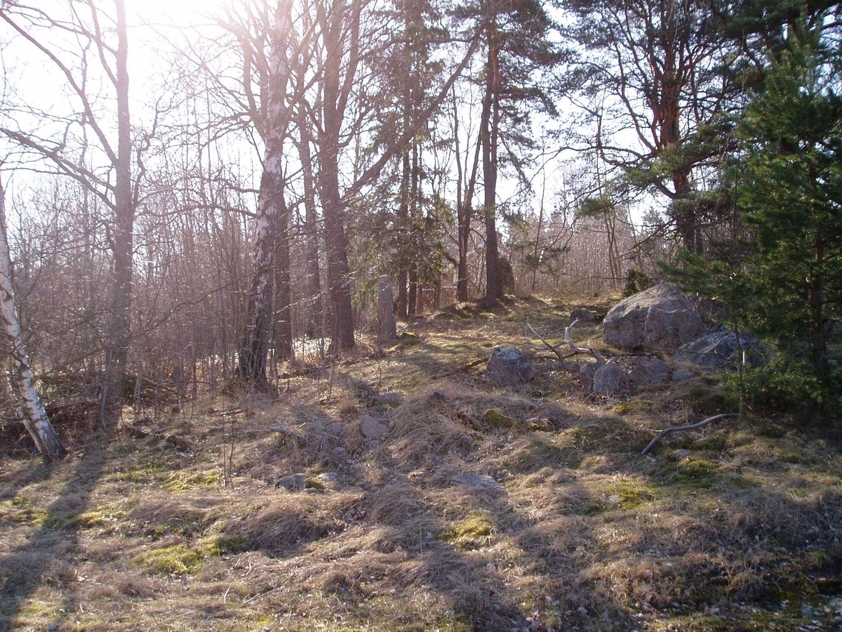 Gravfält, Ekilla, Yttergrans socken, Uppland 2007