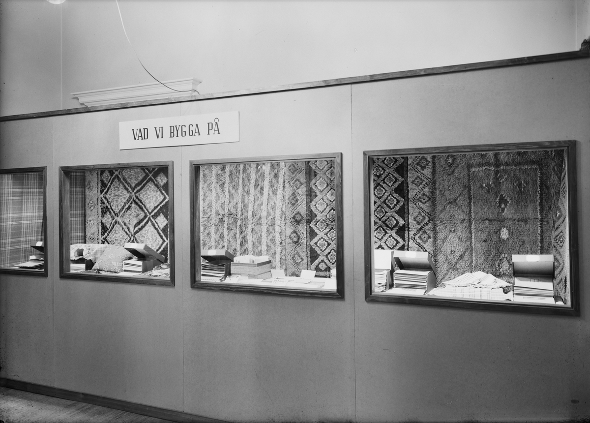 Utställning i samband med Hemslöjdsföreningens jubileum, Uppsala 1945