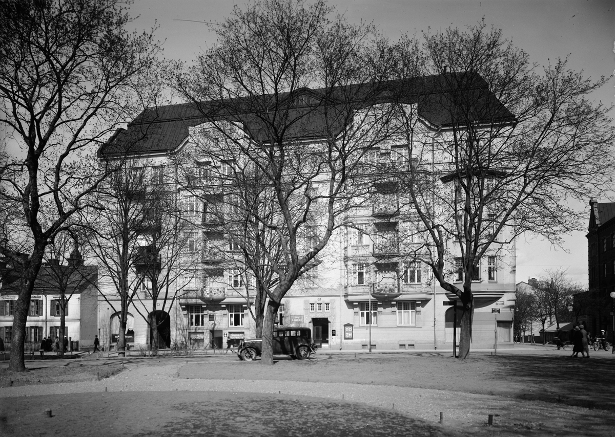 Rappska huset, kvarteret Hervor, Sysslomansgatan, Uppsala 1930-tal