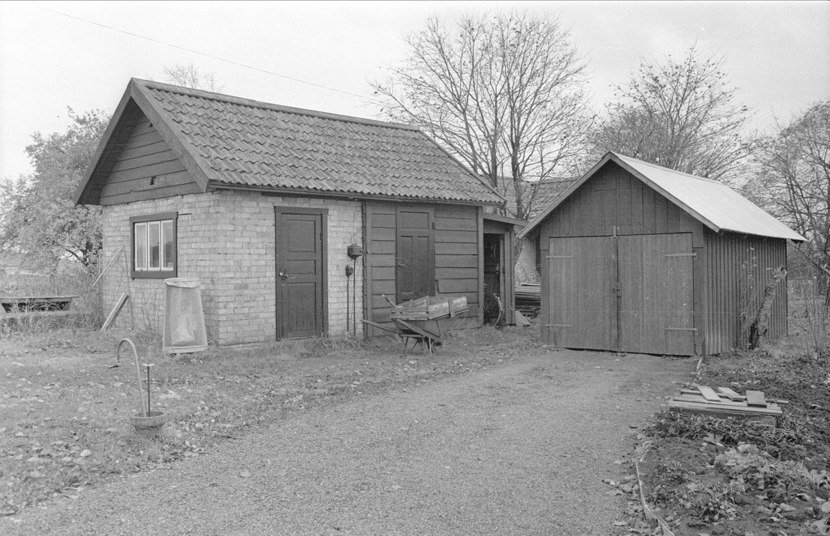 Bod och garage, Vilan, Gamla Uppsala 79:19, Gamla Uppsala socken, Uppland 1978