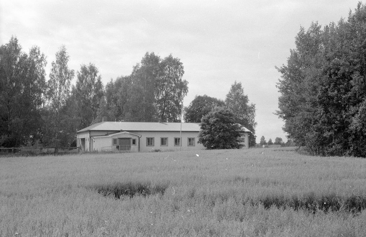 Samlingslokal, Knutbygården, Gränsta, Knutby socken, Uppland 1987