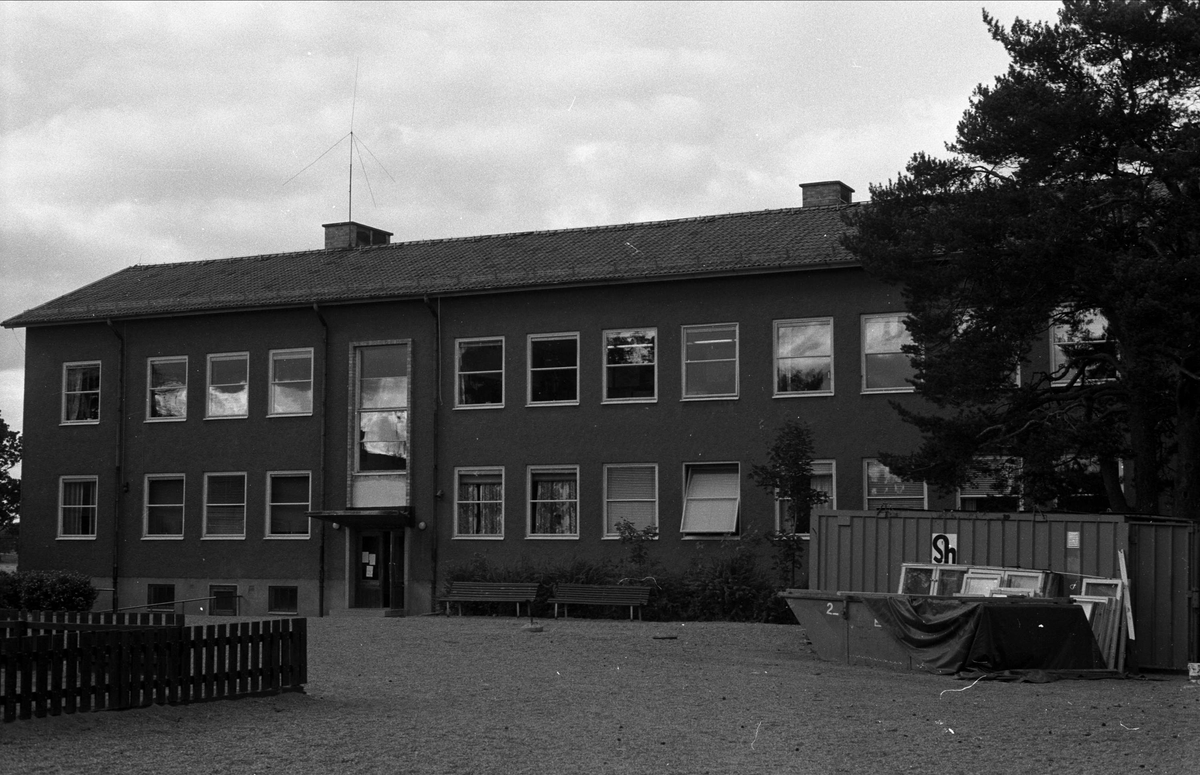 Skolhus, Almunge skola, Almunge socken, Uppland 1987