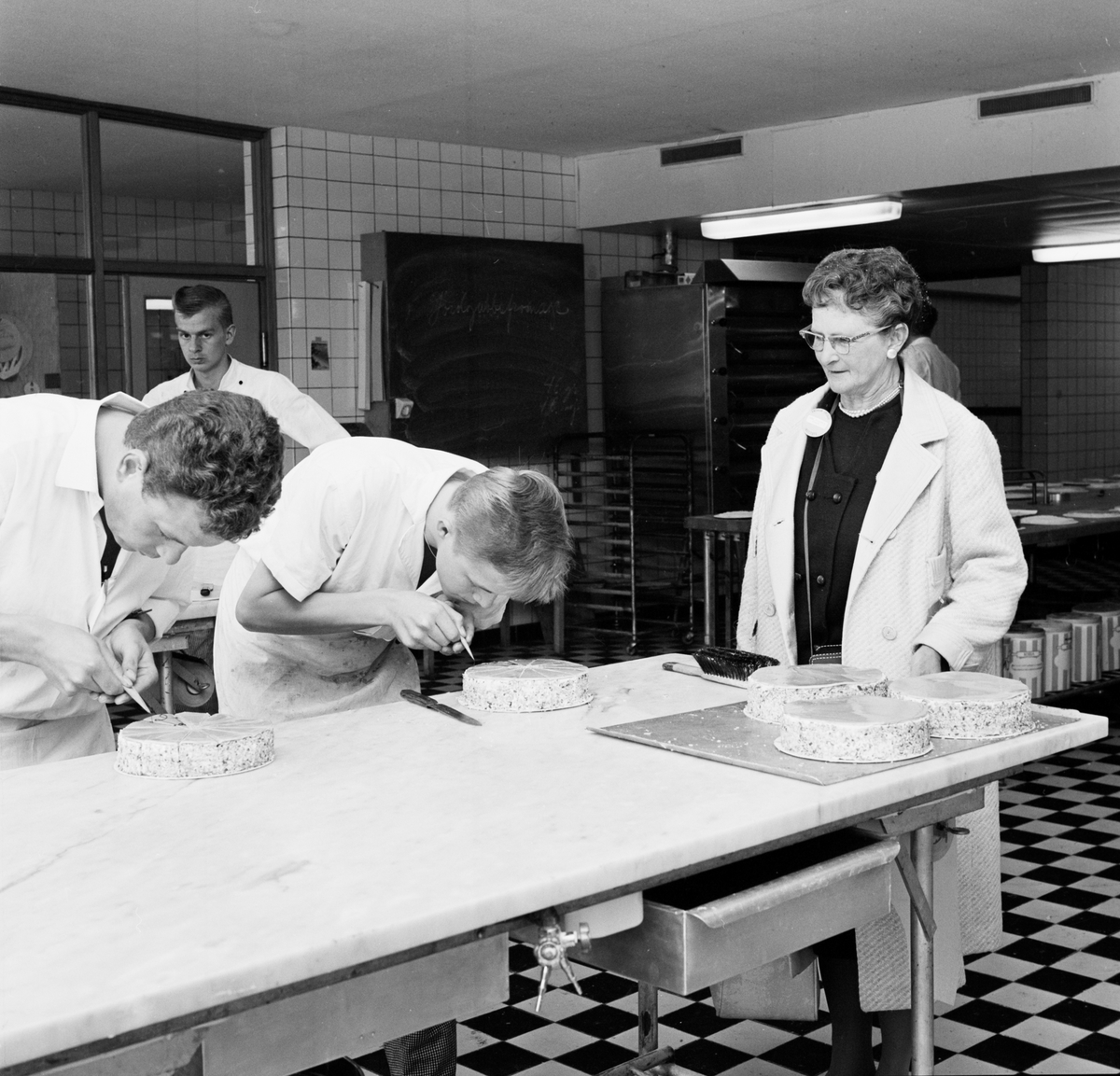Konditorfackskolan - beställt av Året Runt, Uppsala juni 1966