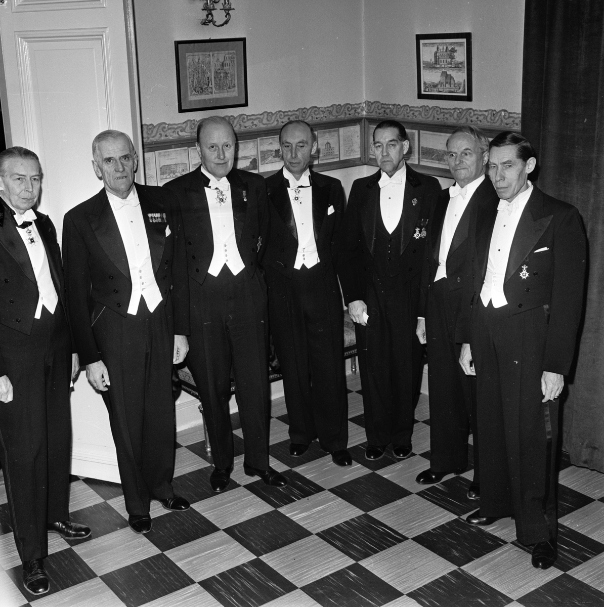Akademimiddag med avtackning av emeriti, Uppsala november 1961