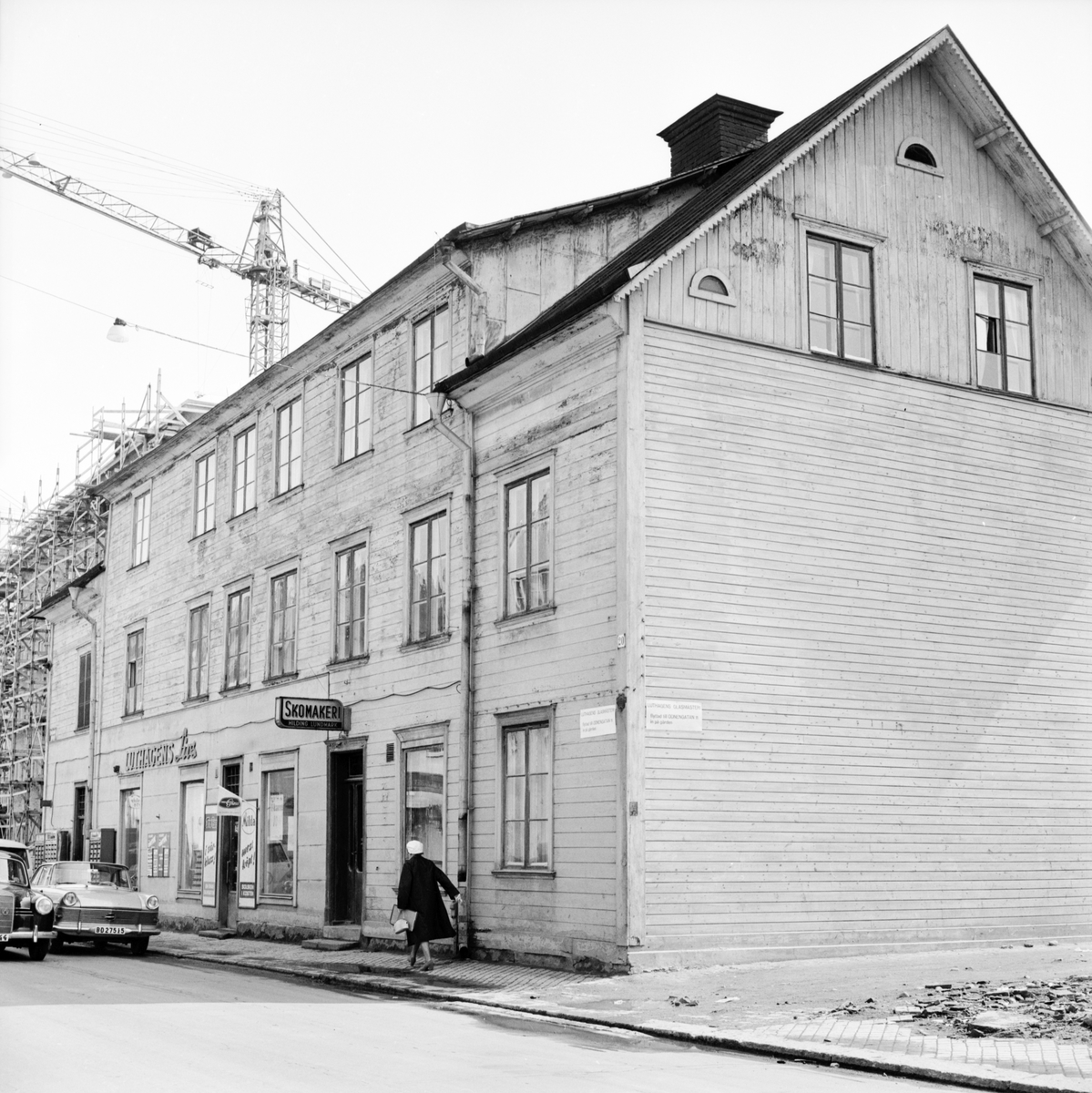 Livsmedelsaffären Luthagens Livs, Uppsala juni 1964