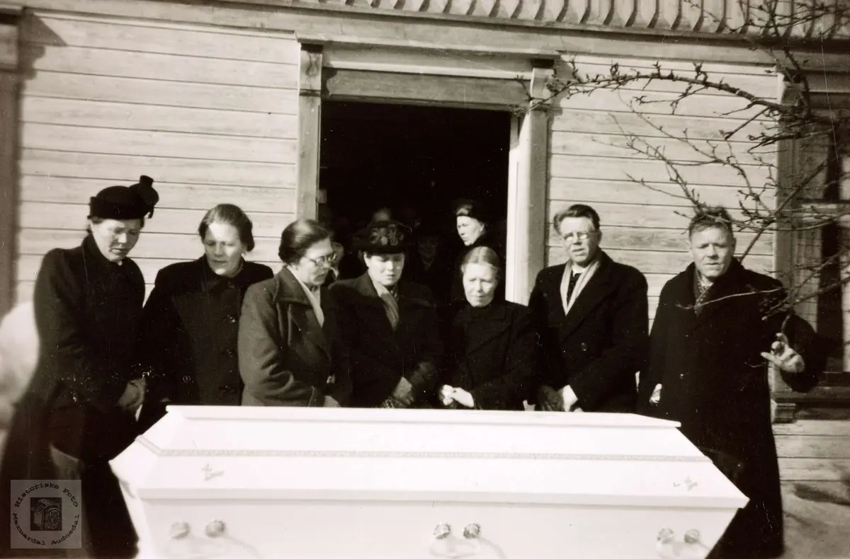 Begravelse til Tobias Torkelson Høyland.