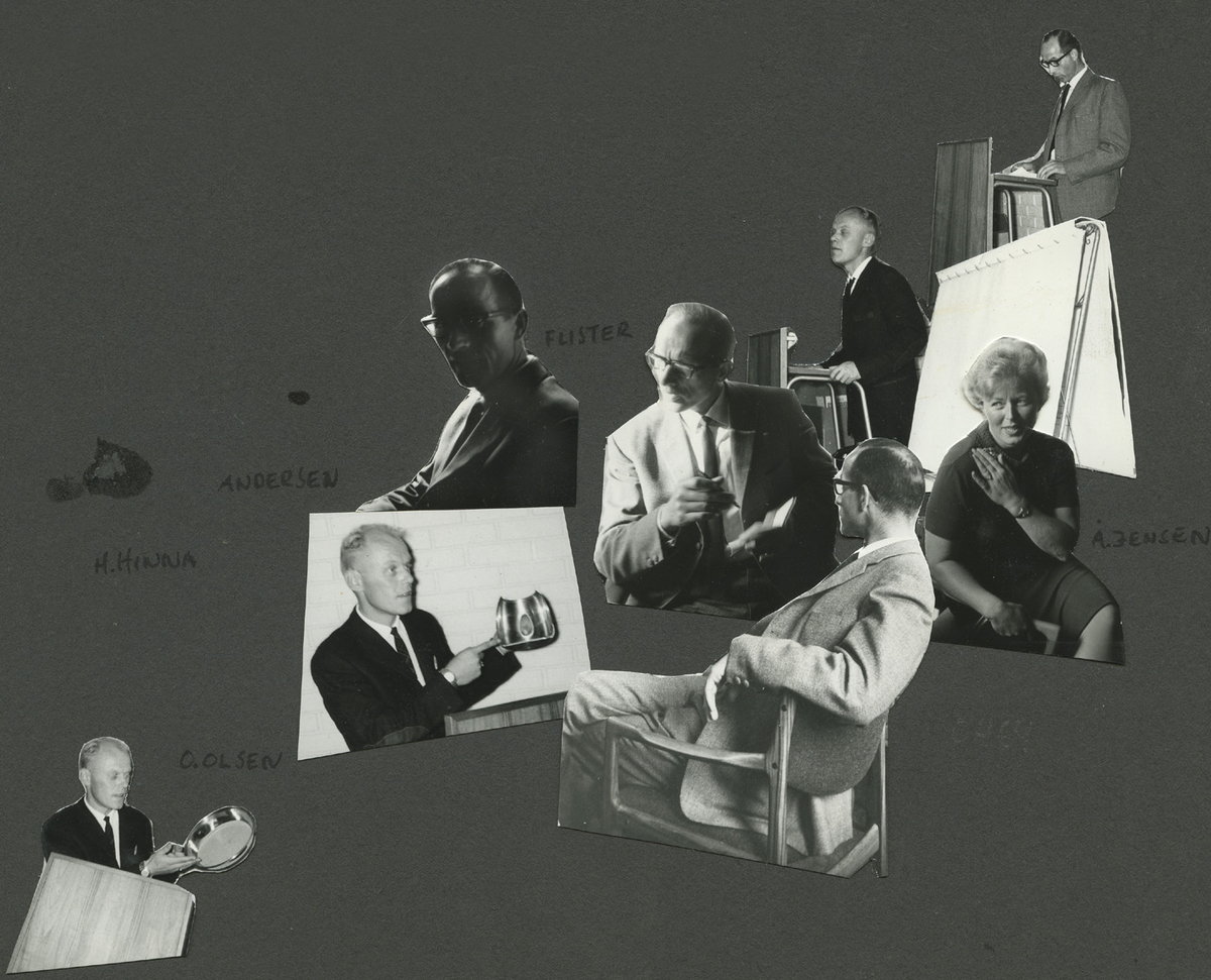 Polaris AS - Salgskonferansen 1966, O Olsen, H Hinna, Andersen, Flister og Å Jensen