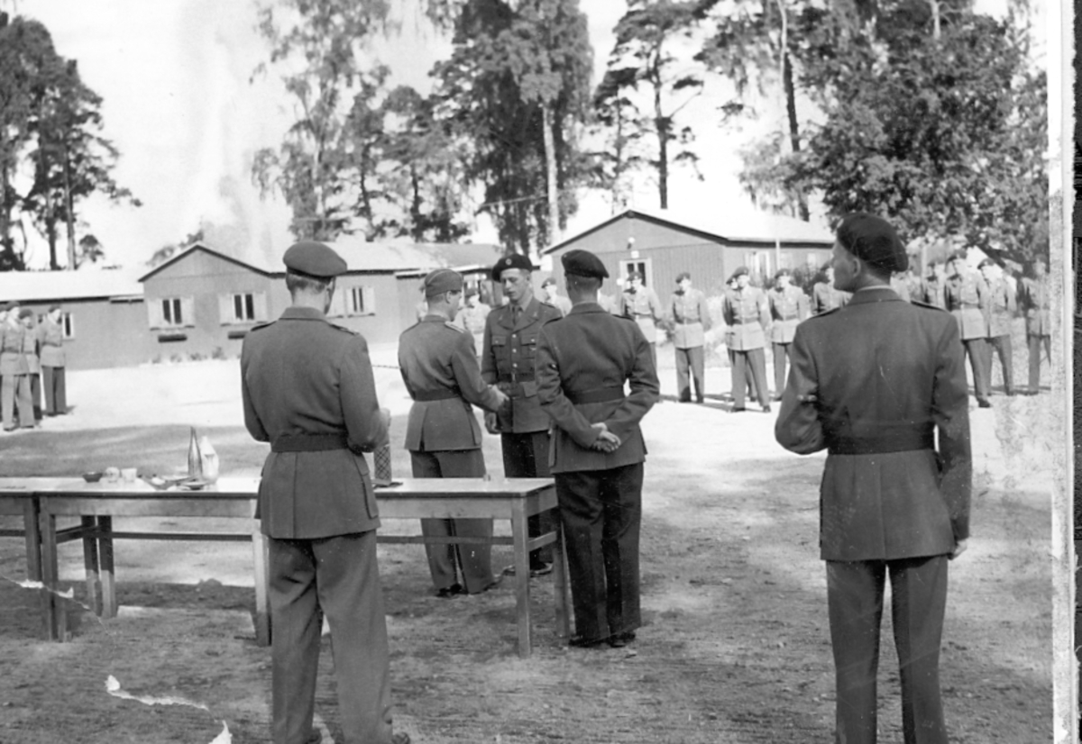 Fallskärmsjägarskolan i Karlsborg 1953.