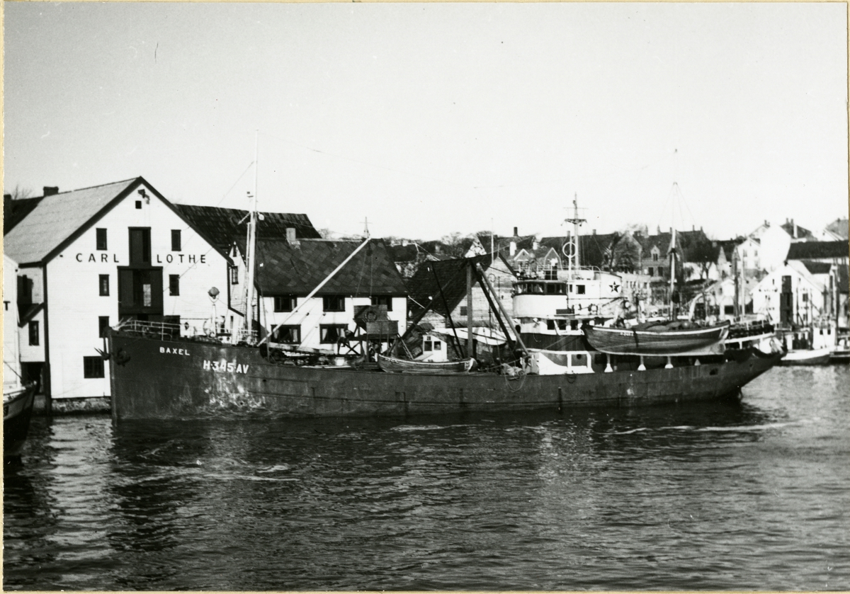 M/S 'Baxel' (Ex. Svalbard 2, D/S, Marie Jaqueline, T.R. 55)(b.1919, Collingwood Shipbuilding Co. Ltd., Kingston).