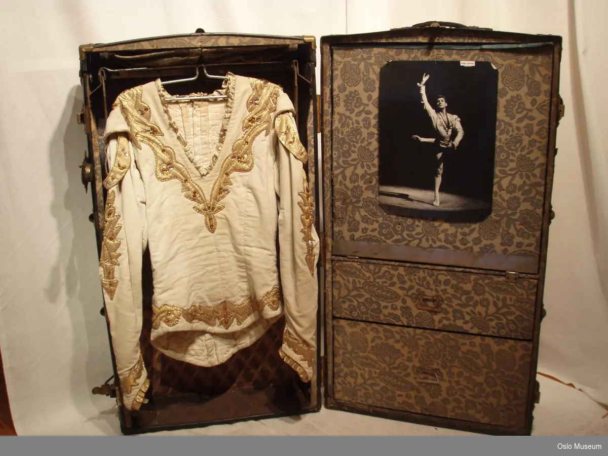 Kostymekoffert som har tilhørt danseren og koreografen Louise Browne.