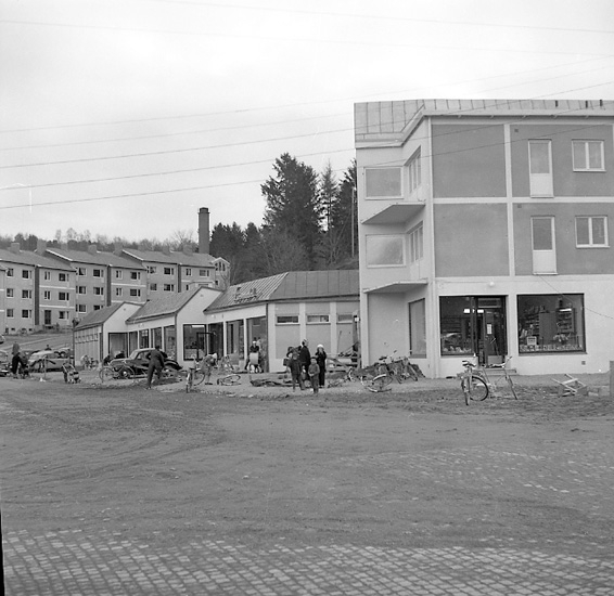 Ny affär på Bohusgården 1956