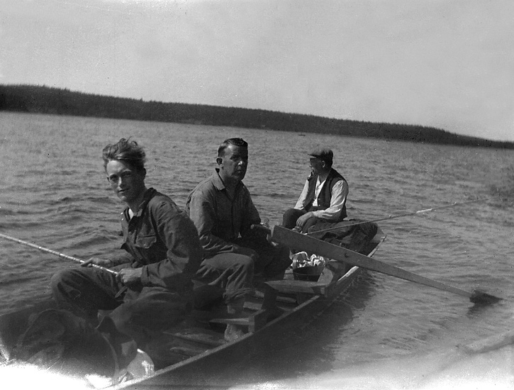 Fiske på Vänern 1926.