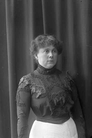 Enligt fotografens journal nr 2 1909-1915: "Hedberg, Fru Meli Ön".
