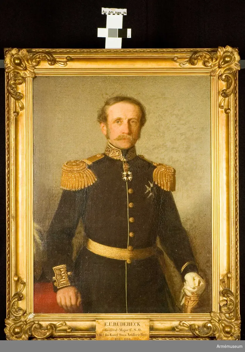 Regementschef Svea artilleriregemente, A1 1853-1860.