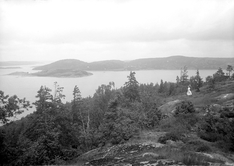 Juli 1924. Utsikt från Flaggberget.