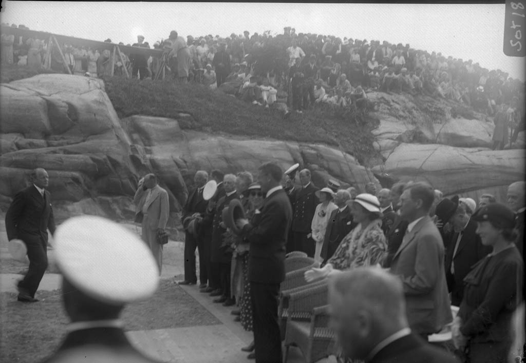Invigning av Sotekanalen måndag den 15 juli 1935