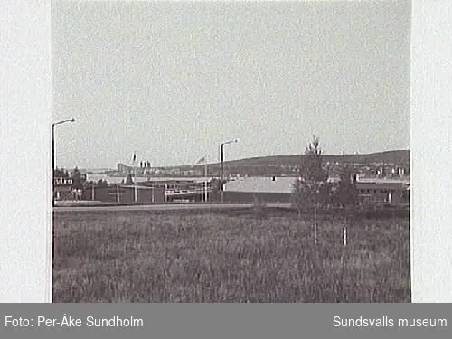 Bild nr 01-03; vy fr NV över Sundsvallsfjärden fr NV över den tänkta placeringen av högbron från Vindskärsudde till Skönsberg.