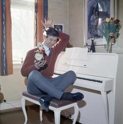 Hjemme hos Per Asplin.