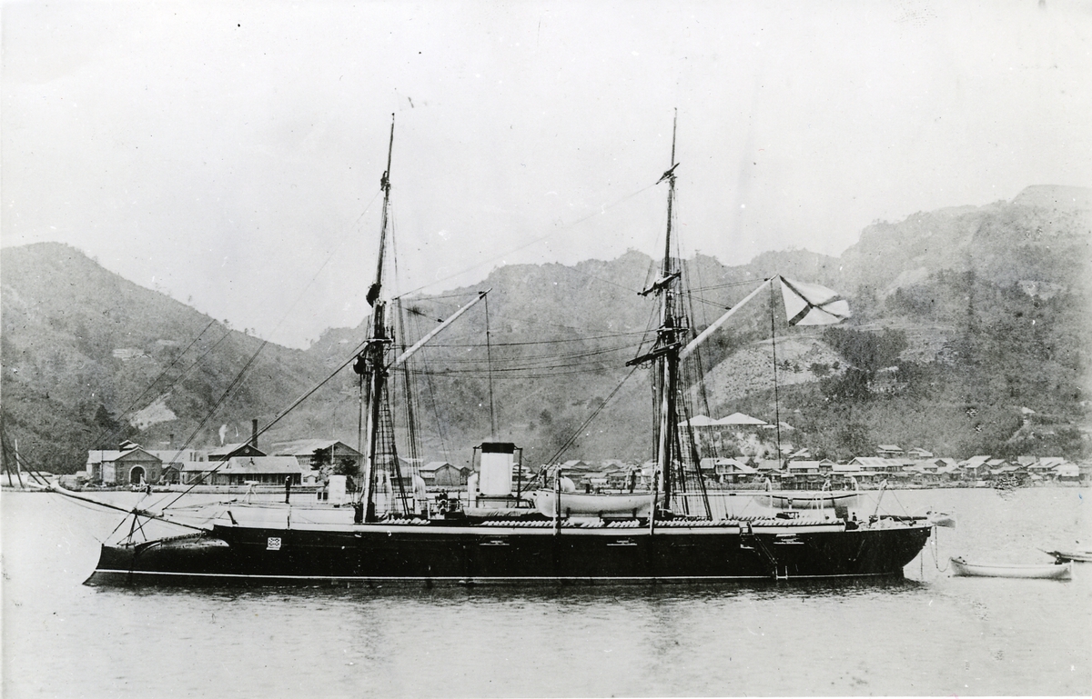 Ryska kanonbåten SIVUTZH (1884).