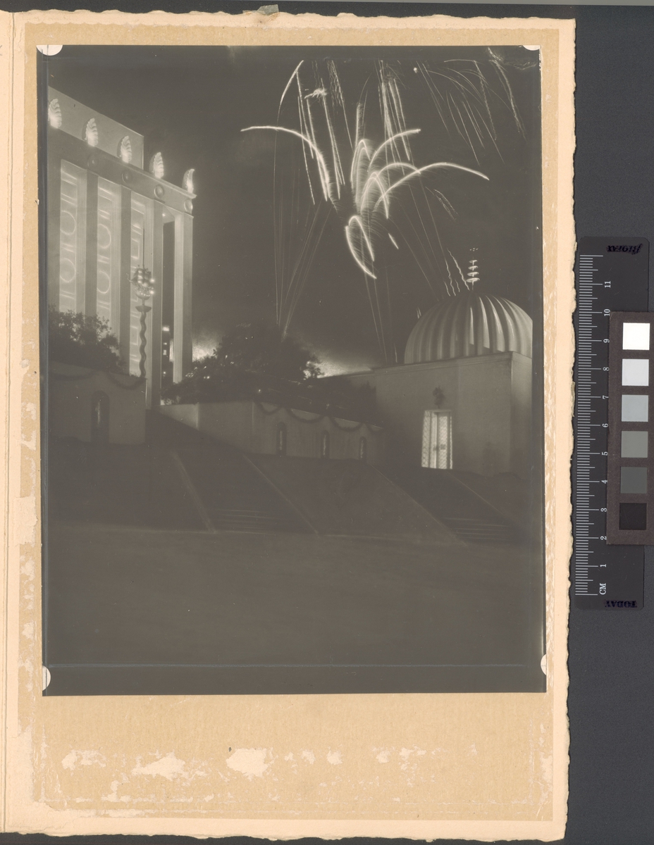 Göteborgs Jubileum (Minnesutställningen), 1923
Minneshallen, fyrverkerier och illumination