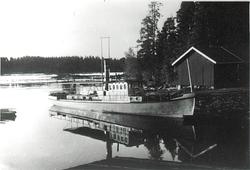 båt, dampbåt, pakkhus, D/S Engebret Soot, brygge,