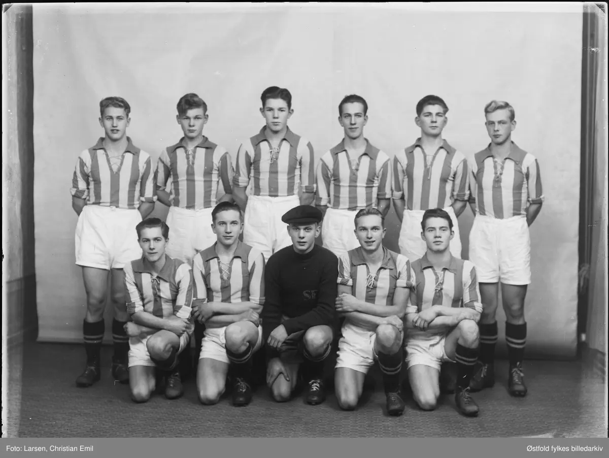 Sarpsborg Fotballklubb i 1934.
Disse var Østfoldmestrene i juniorklassen i 1937.