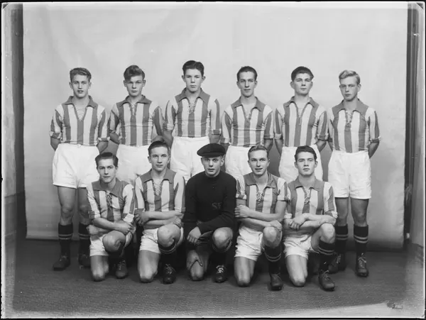 Sarpsborg Fotballklubb i 1934.
Disse var Østfoldmestrene i 