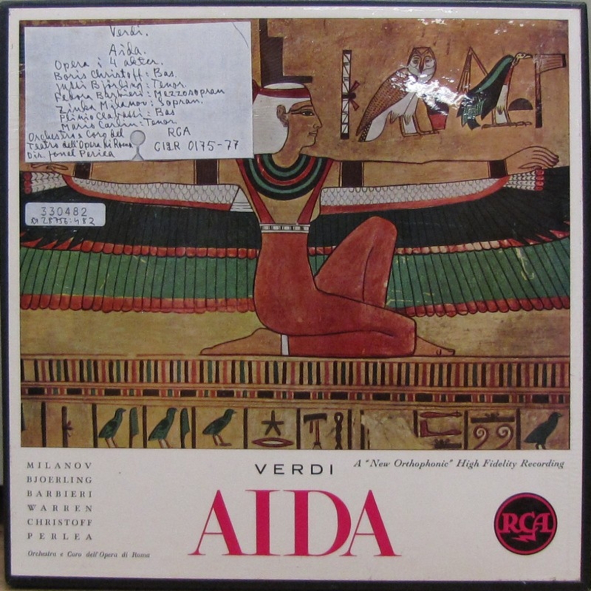 3 st LP-skivor av märket RCA