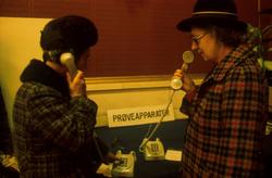 Utstillinger, telefonapparater, teletjenester