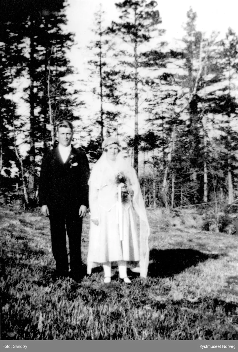 Brudeparet Hartvik Strømli og Tordis Horven Strømli