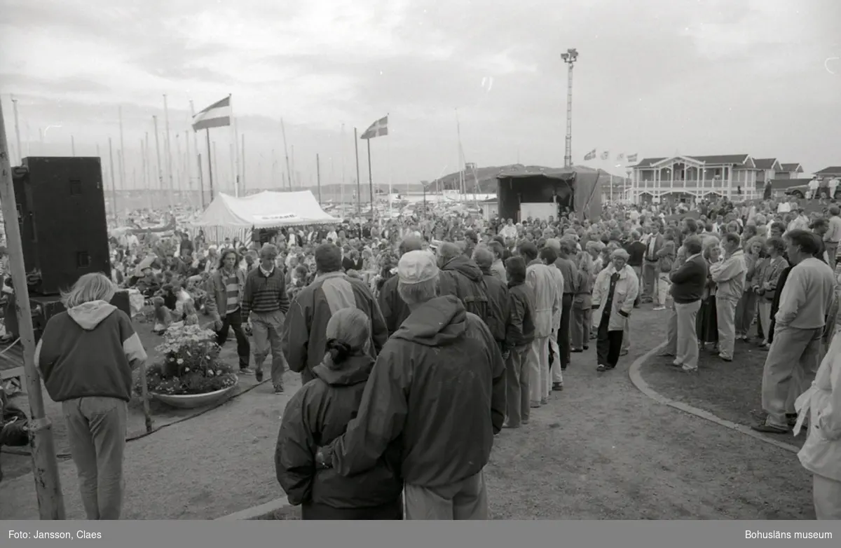 Text till bilden:"Jazzfestivalen i Lysekil 1991-07-13".