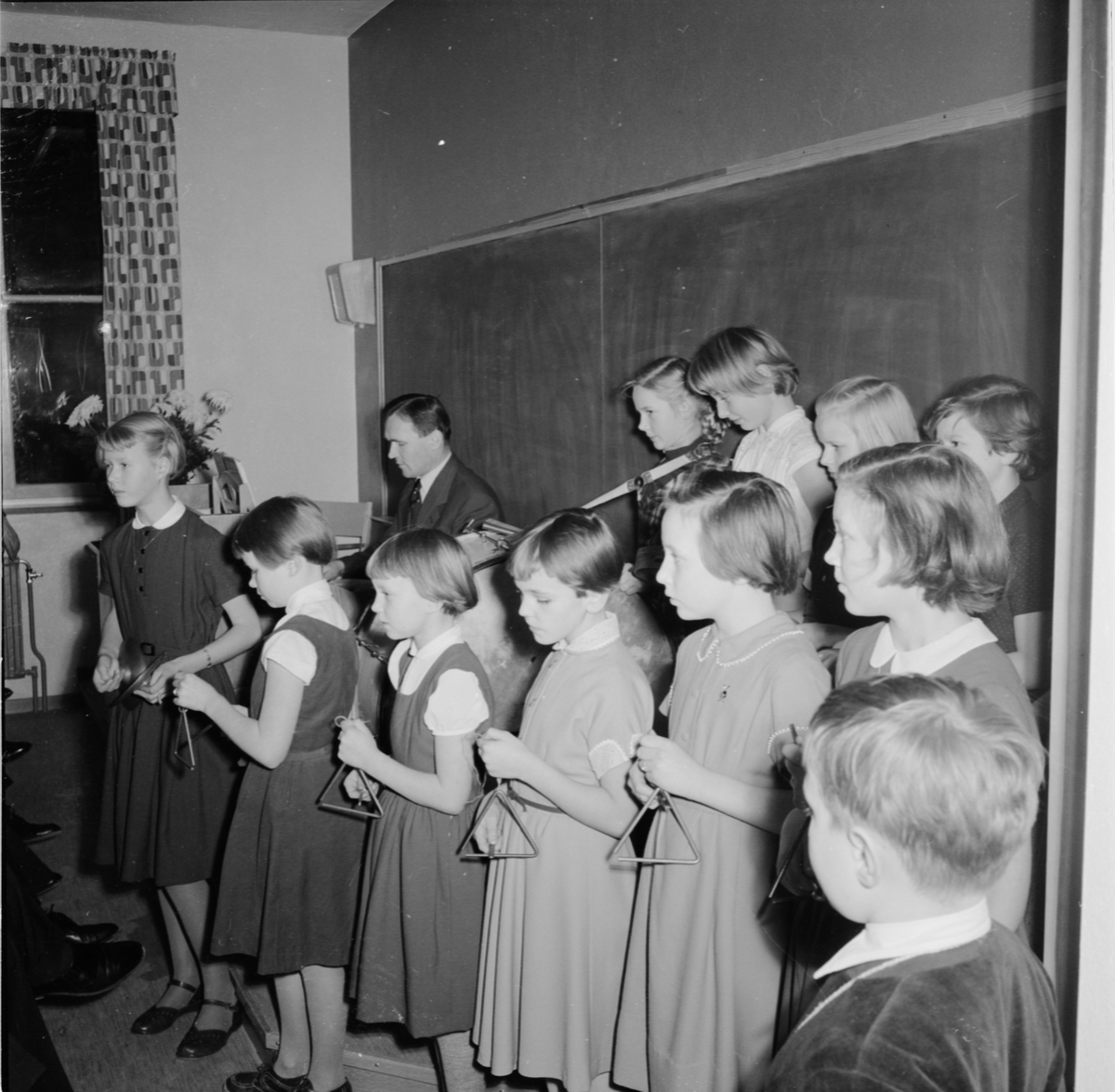 Balingsta skola, Balingsta socken, Uppland 1955