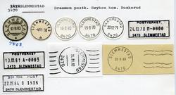 Stempelkatalog  3470 Slemmestad, Røyken kommune, Akershus
