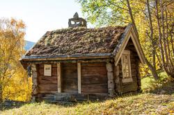 Blekkenslagerverksted fra Skomakarmoen i Granhagen på Ål Byg
