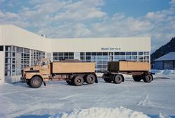 Volvo lastebil brukt til transport av konsentrat