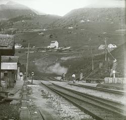 Sveits: st. Gotthardstunnellen på ital. side ved Airolo