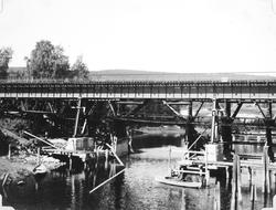 Bjerke bru : ferdig bru, prøvebelastning 26. august 1936