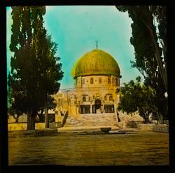 Klippedomen. Håndkolorert.