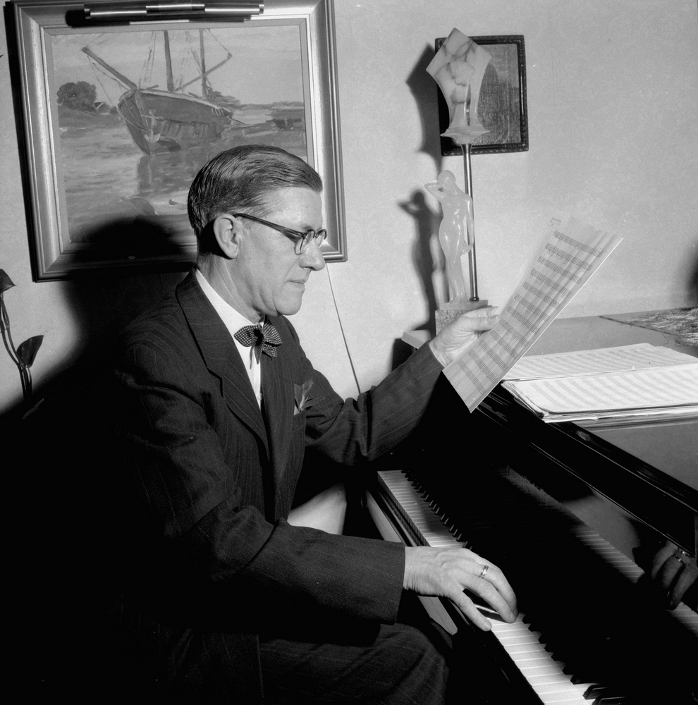 Pianokompositören Krans.
13 januari 1955