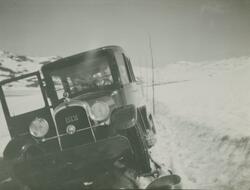 Citroën Kegresse halvbeltebil over Hemsedalsfjell 1929-1930