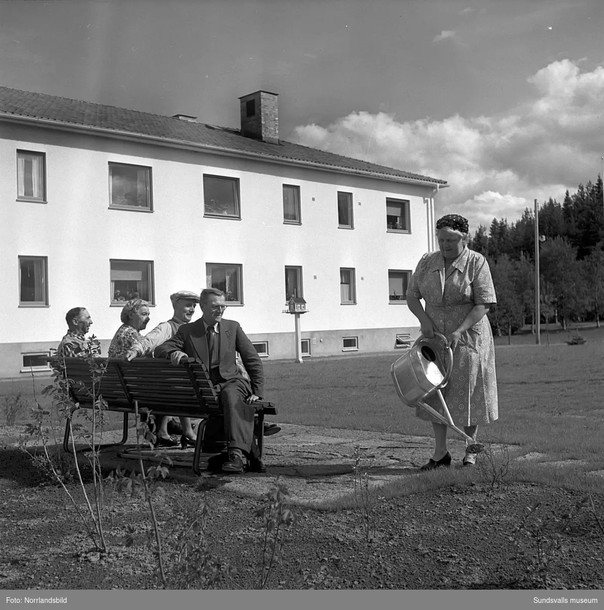 Pensionärshem vid Varvsgatan i Timrå, numera rivet.