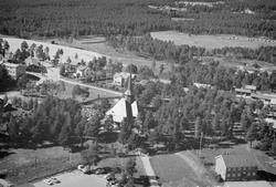 Dombås, Dovre, 04.08.1969, kirke, bolighus, jordbruk, hesjin