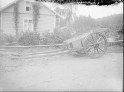 Hus, kjerre for hest