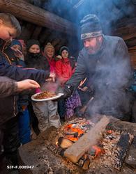 Fra temadagsopplegget «Fra stubben til tømmervelta» ved Nors
