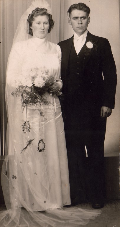 Anna f. Sikvaland og Georg Tjåland giftar seg