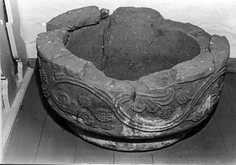 Dopfunts-kuppan, hittad nedgrävd vid Stenstorps Prästgård.