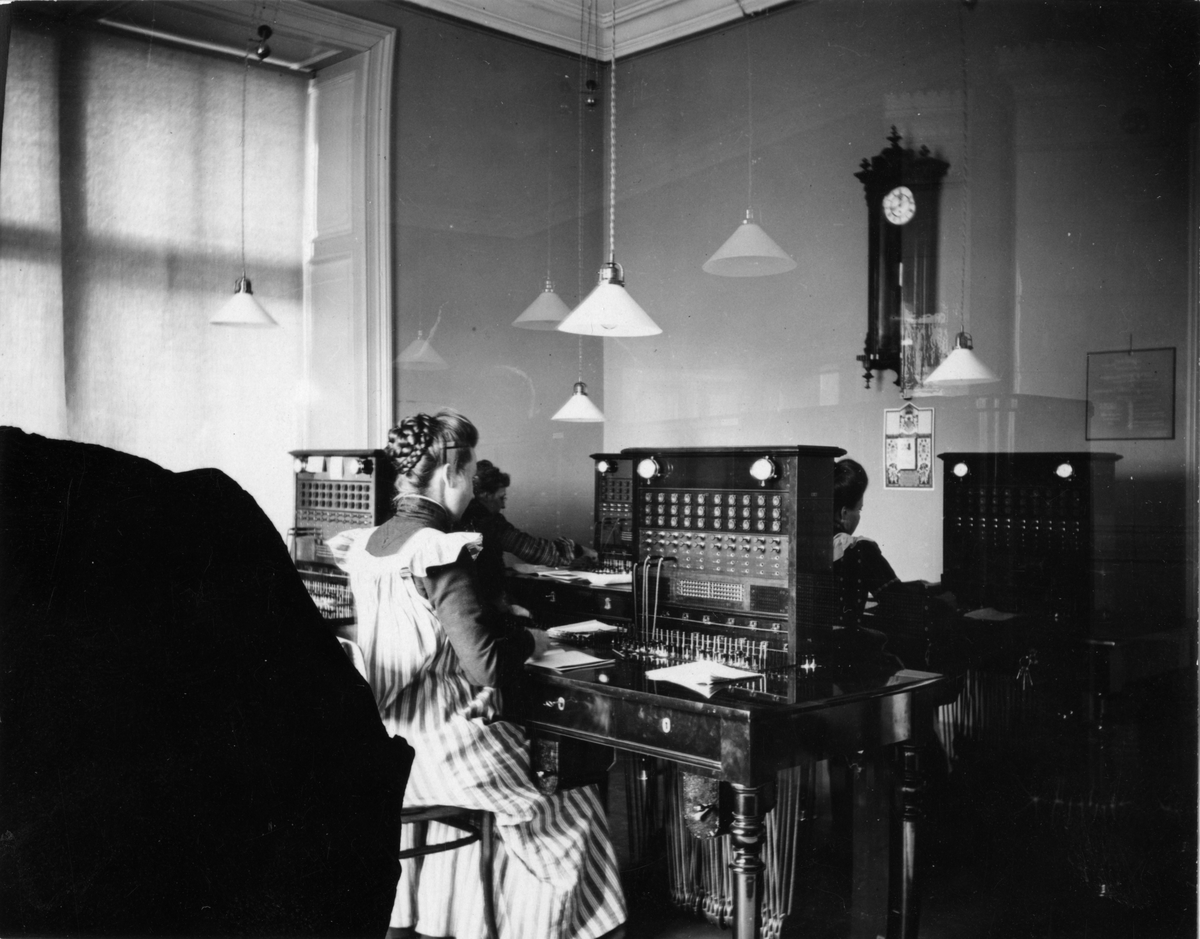 Rikstelefonstationen i Falun efter 1904.